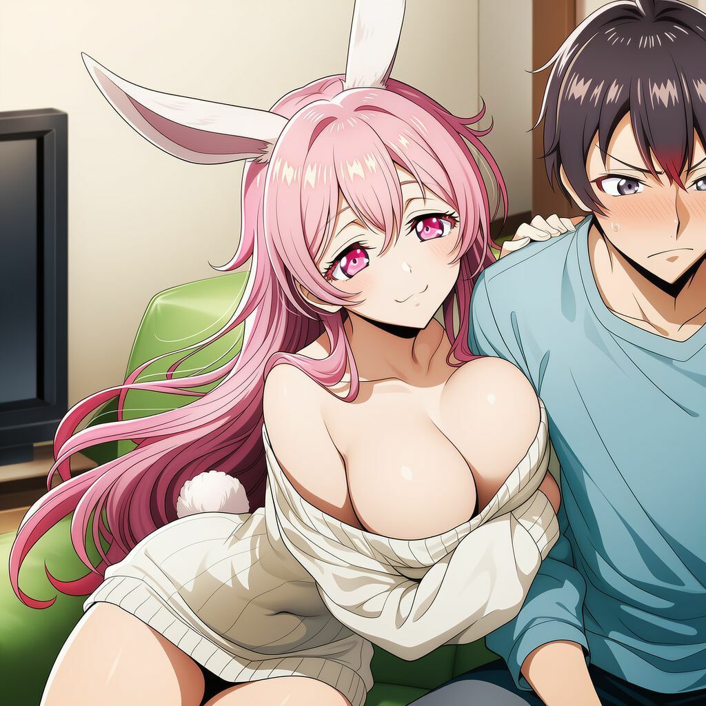 サンプル画像4:寝る子は育つウサ耳っ娘に好かれる_出会い編(hwd) [d_704635]