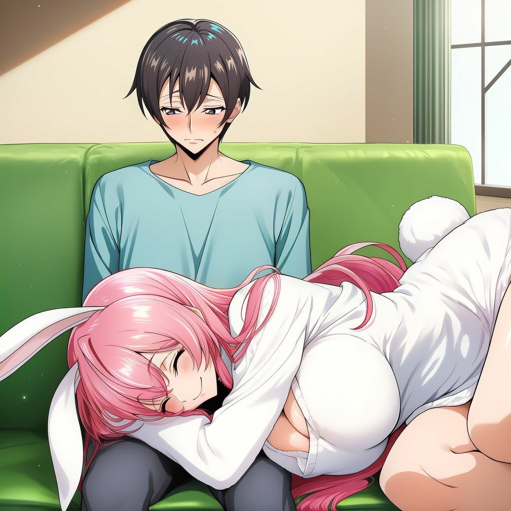 サンプル画像5:寝る子は育つウサ耳っ娘に好かれる_出会い編(hwd) [d_704635]