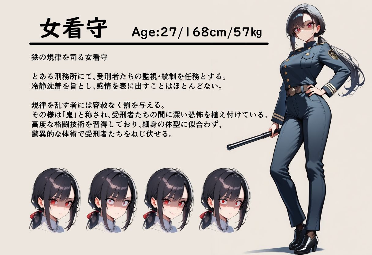 女看守が醜怪な受刑者達に犯〇れる日 画像2