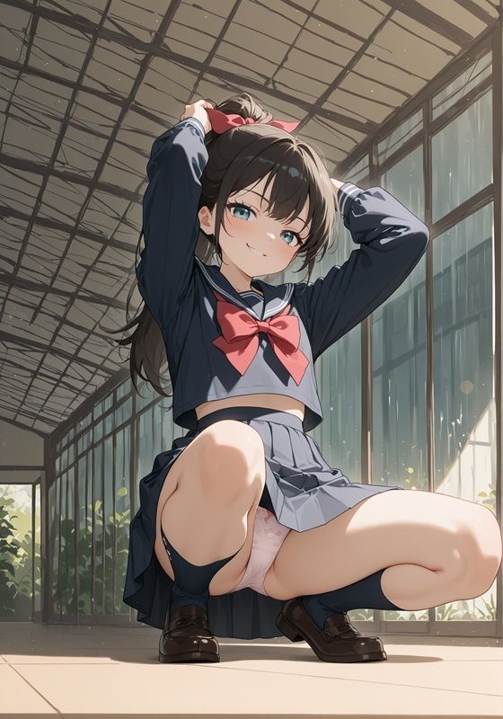 スカートの中にはパンツがあったりなかったり 画像2