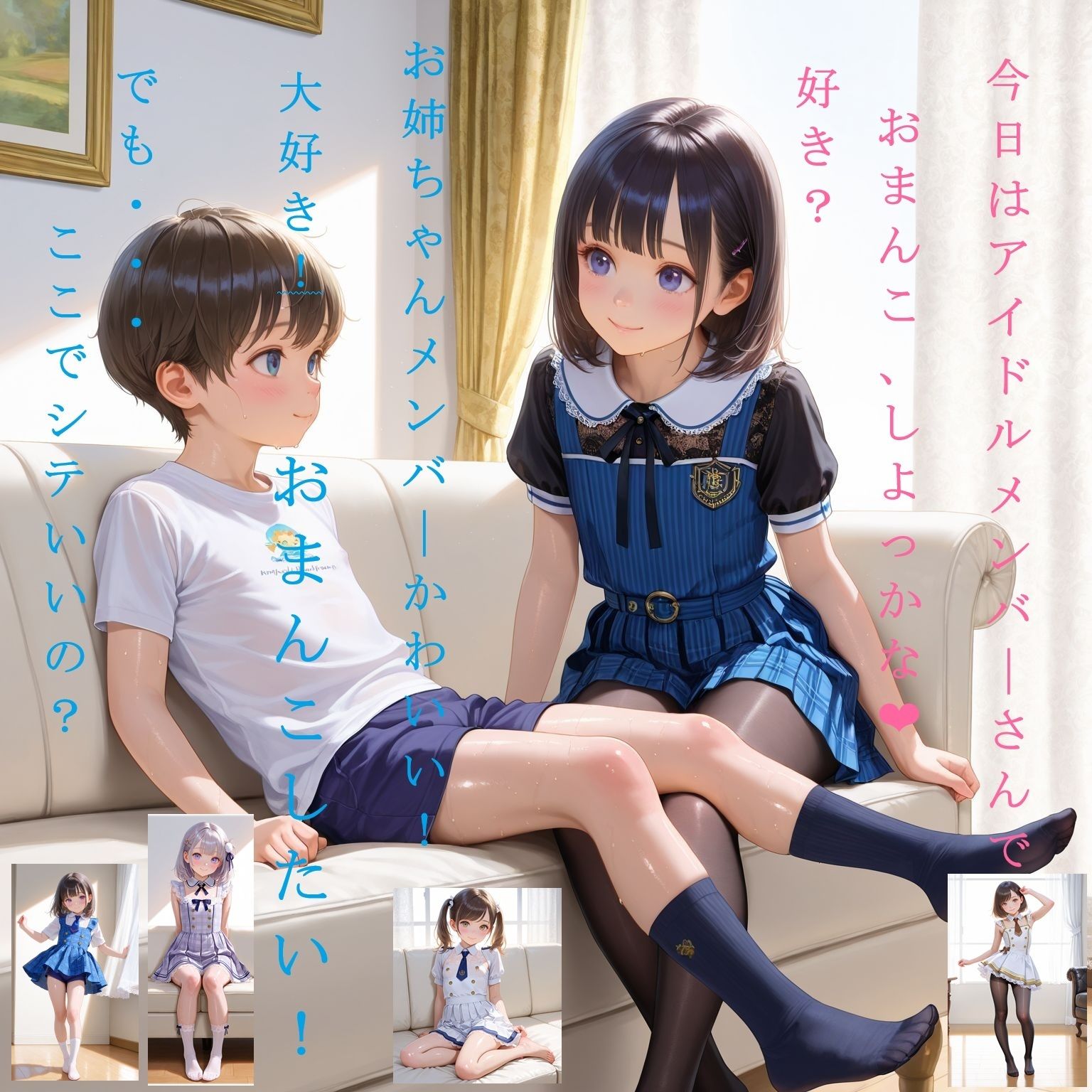 実姉の誘惑3 -僕はちっぱいなお姉ちゃんメンバーと成り行きセックスをする- サンプル画像 2