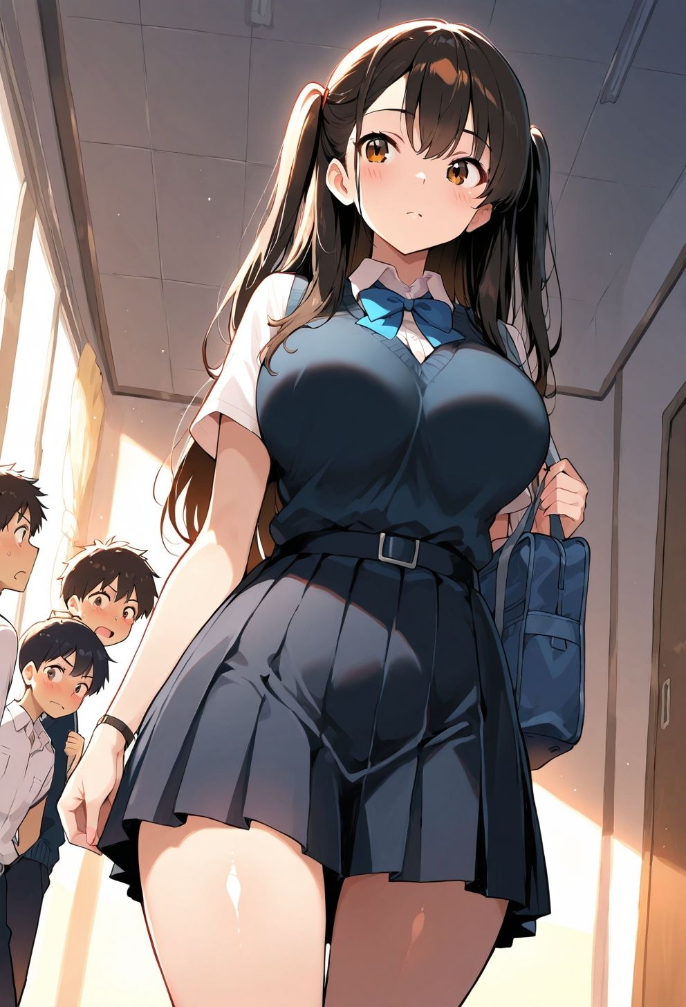 サンプル画像1:巨乳ちゃんへの中出し発情実験(狐の嫁入り) [d_704712]