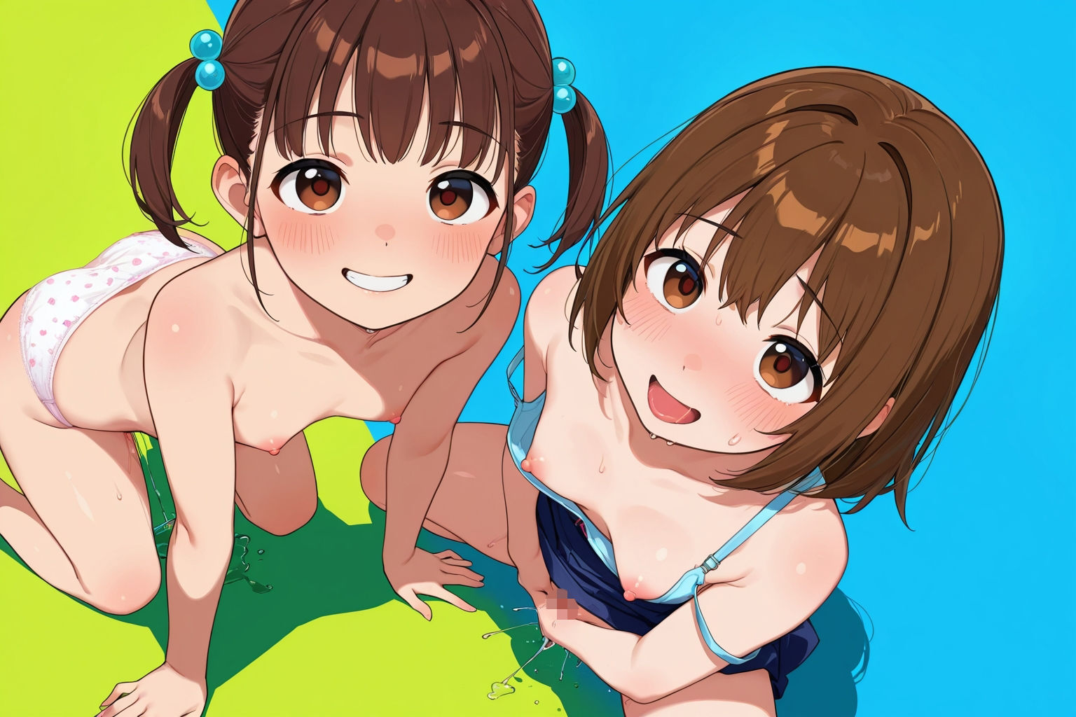 【エロ漫画】キモおじ対ちっぱい処女の生ハメ性教育 職員室と媚薬3