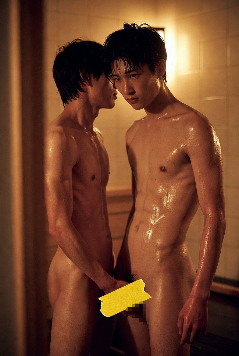 AI男子写真集サウナ行ったらイケメンが吸い付いてきた件 2枚目