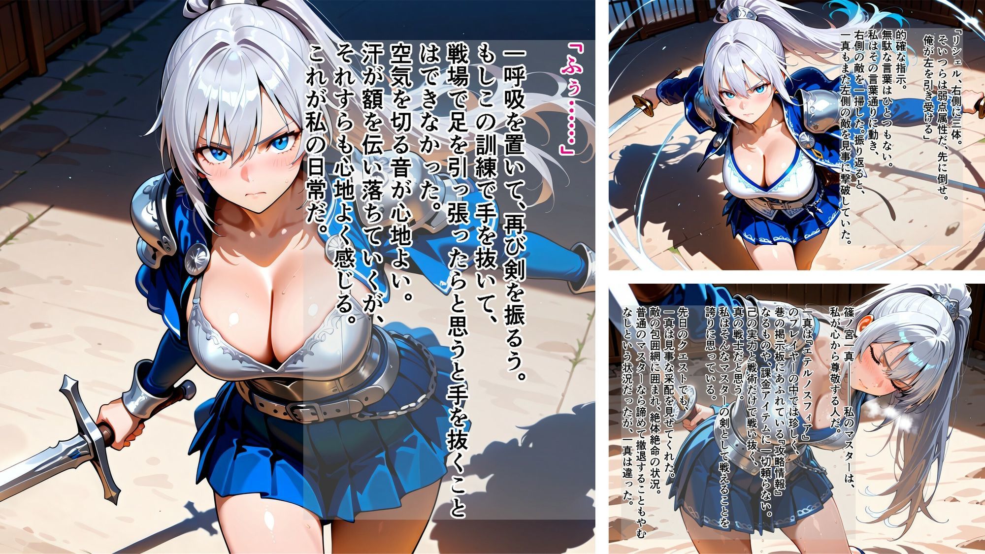 処女戦姫だった私は、フレンド召喚でパラメータ調教され、大切なマスターから別の男のものになりました 画像7