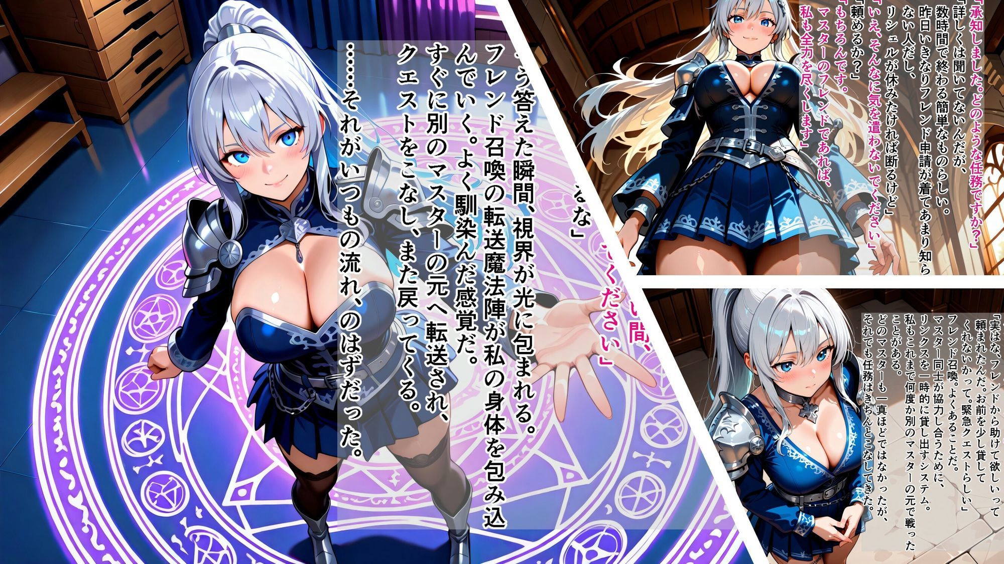 処女戦姫だった私は、フレンド召喚でパラメータ調教され、大切なマスターから別の男のものになりました 画像8