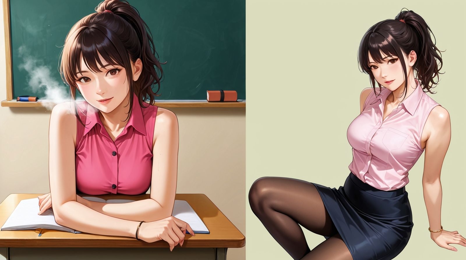 残業手当の巨乳秘書と生ハメ 画像9