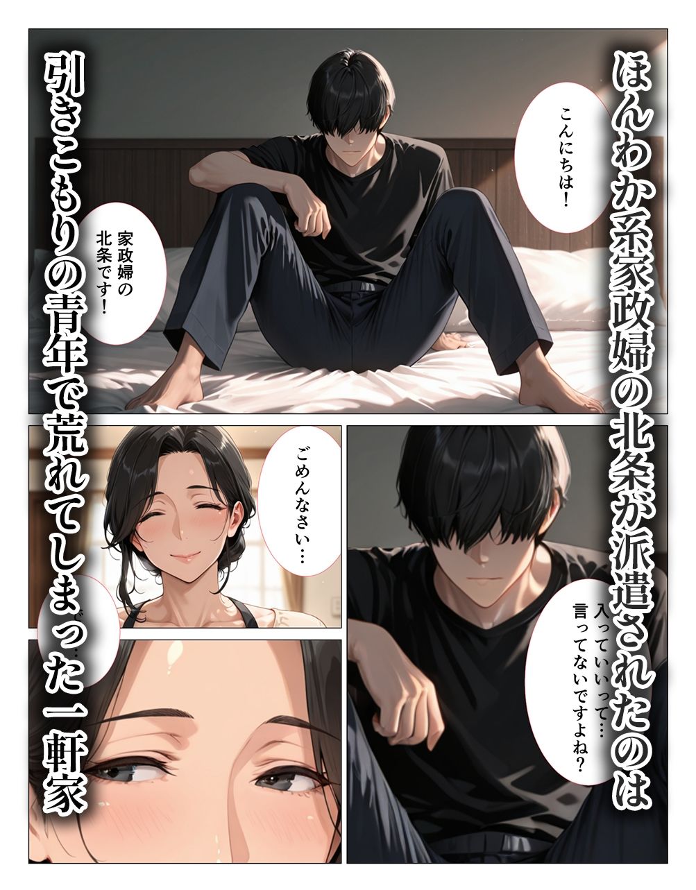 家政婦・北条は征服したがり！ーほんわか家政婦が引きこもりの筆下ろしをしてくれましたー サンプル1