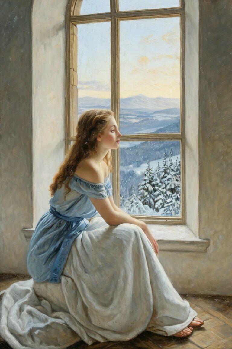 サンプル画像5:Portraits in Winter Light(Veil of Light) [d_705171]