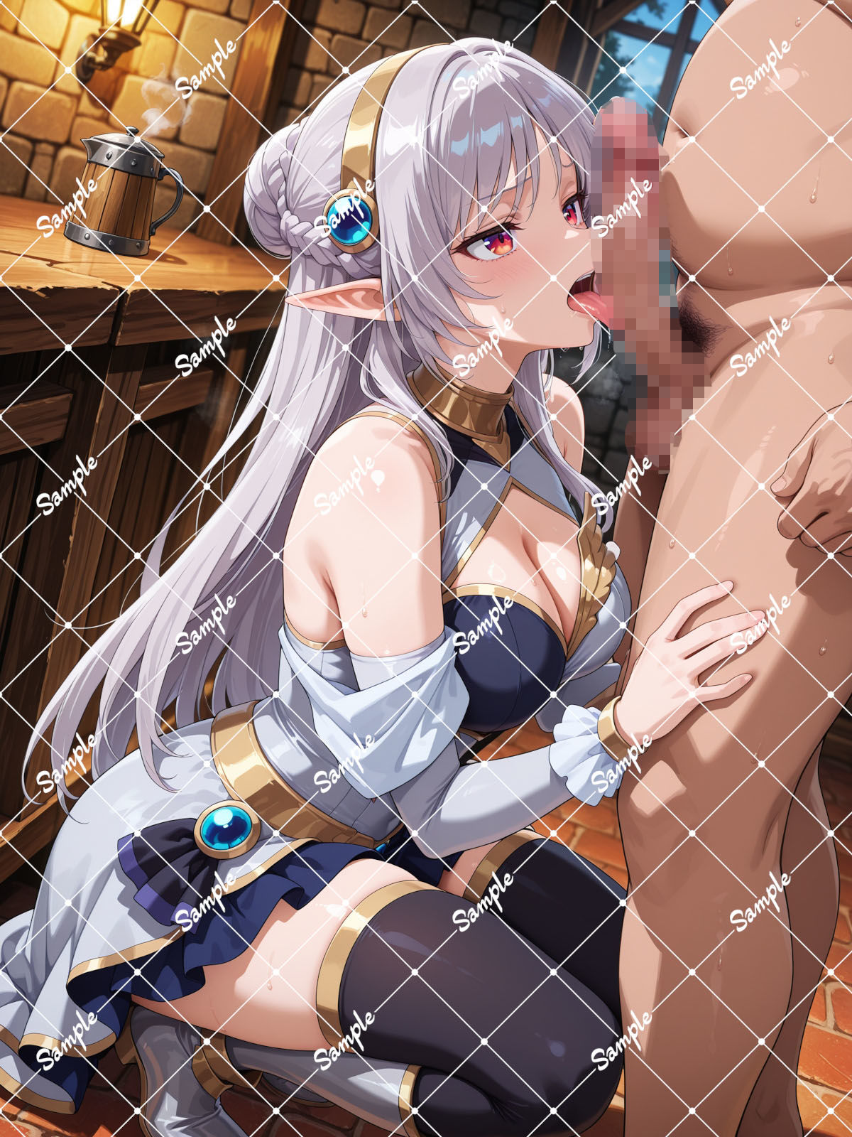 エルフ王女のテクニックが彼女よりも明らかに気持ちいいのだが 〜ア◯リア編〜 画像2