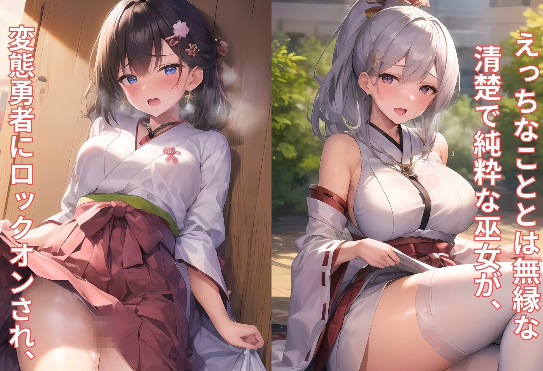 神聖な巫女がチン棒に服従した件【総集編】 画像1