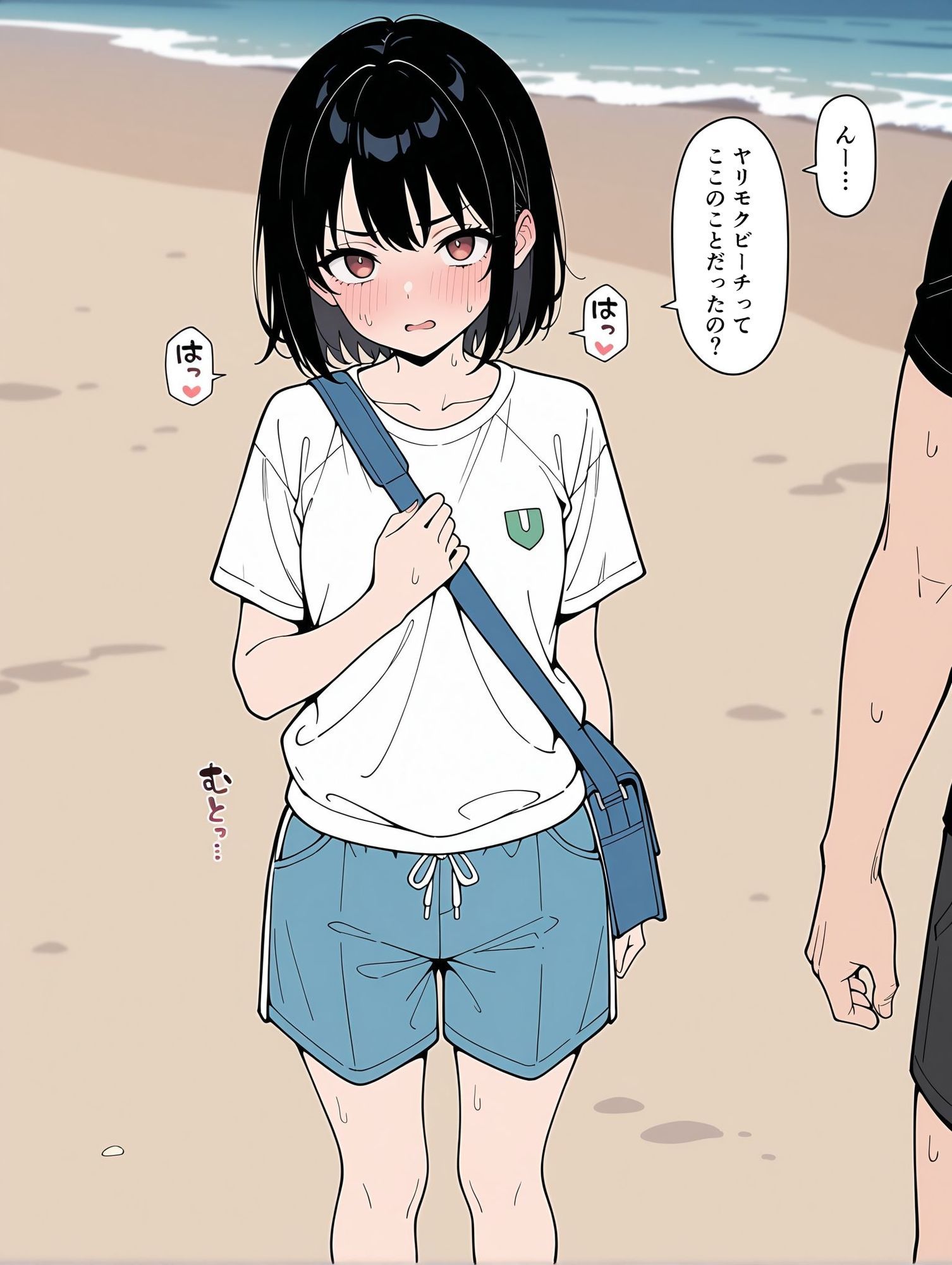 ヤリモクビーチに来たお姉さん1