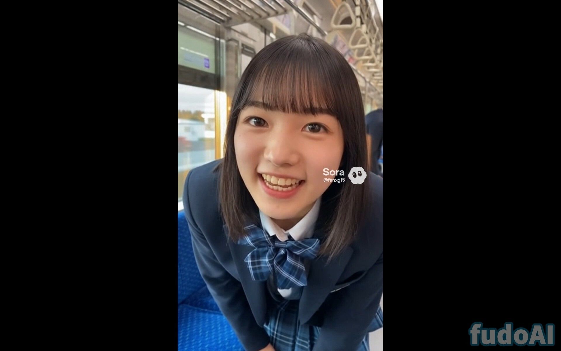 電車でお尻見せつけ女子〇生2 画像5