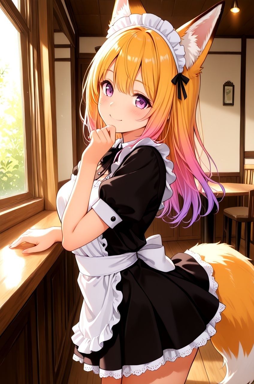 ケモミミメイド喫茶で、可愛い獣人メイドたちとイチャイチャえっちしちゃうお話 〜天然ビッチなメイドたちに、ご奉仕されて搾られまくる毎日〜 画像1