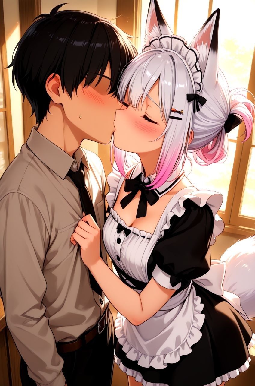 ケモミミメイド喫茶で、可愛い獣人メイドたちとイチャイチャえっちしちゃうお話 〜天然ビッチなメイドたちに、ご奉仕されて搾られまくる毎日〜 画像2