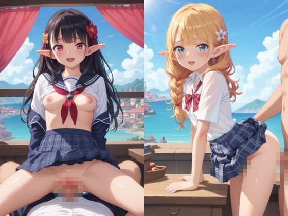 サンプル画像3:ハメ撮り_異世界エルフたちの間で流行ってるらしい(快感のおうち) [d_705701]