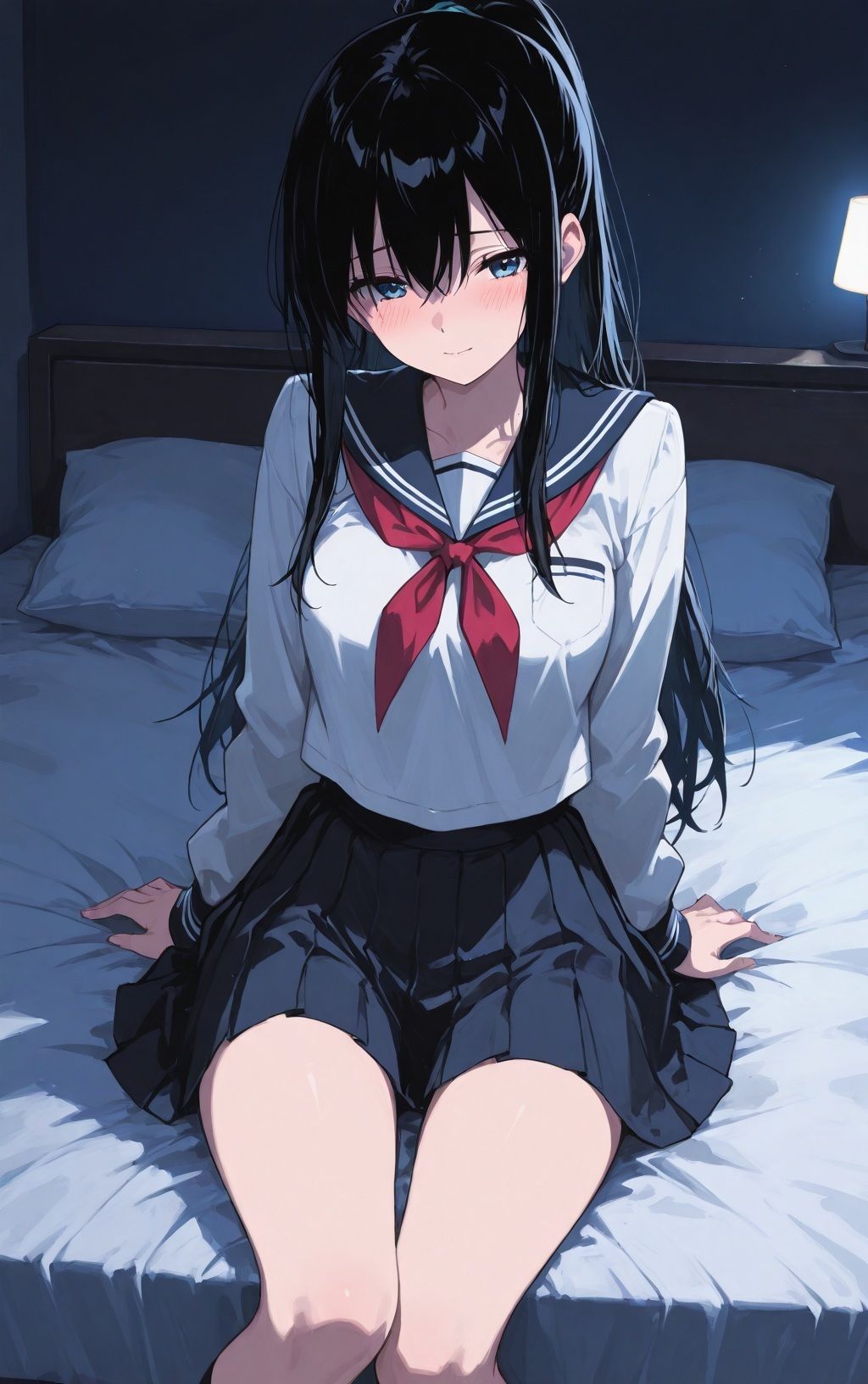 露出JKの深夜冒険〜羞恥と快楽の渦〜 画像1