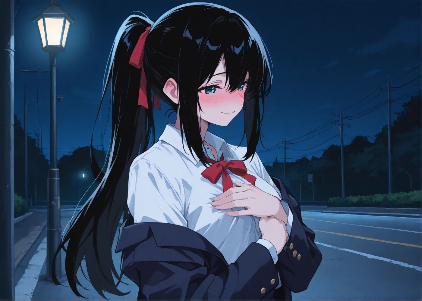 露出JKの深夜冒険〜羞恥と快楽の渦〜 画像2