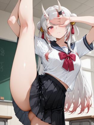 サンプル画像2:［58pcs］ 百◯あやめ/ Na◯ Ayame – 学生服 / school uniform(R’AI) [d_705773]