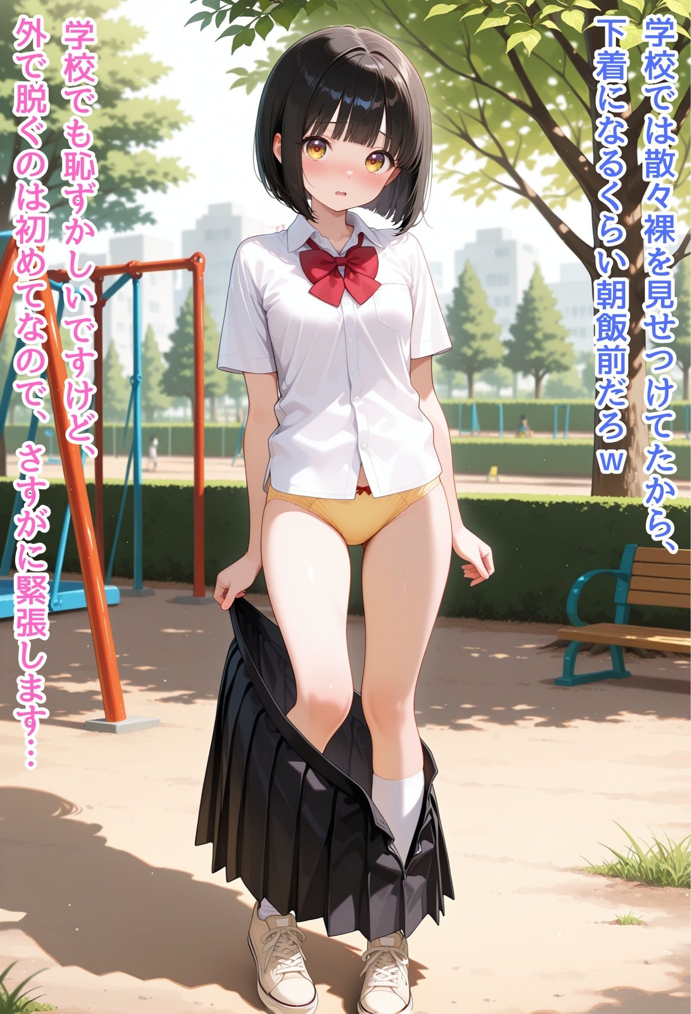 気弱な澪に過激な露出命令23