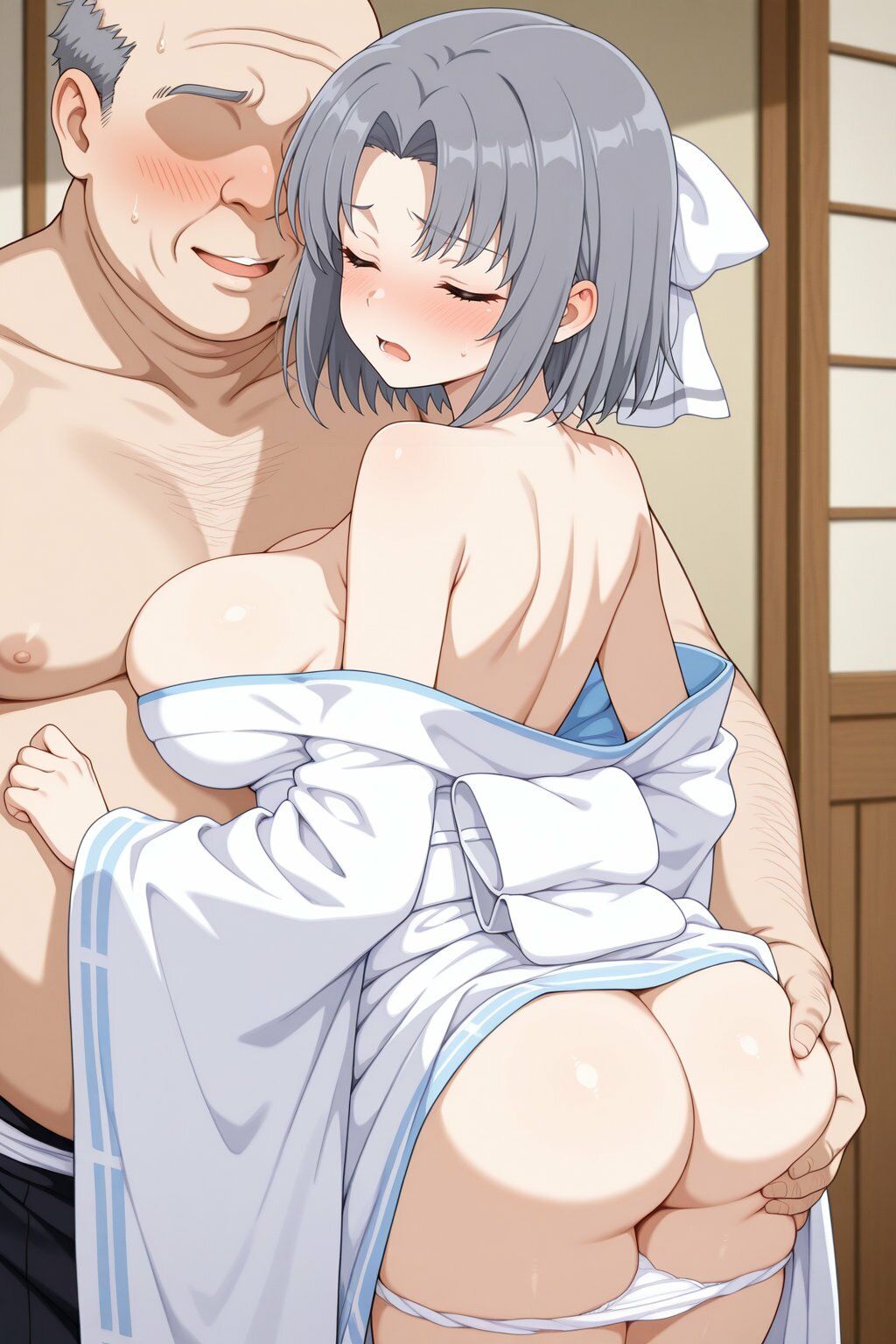 サンプル画像5:雪● キモおじにより強●種付け(white) [d_705883]