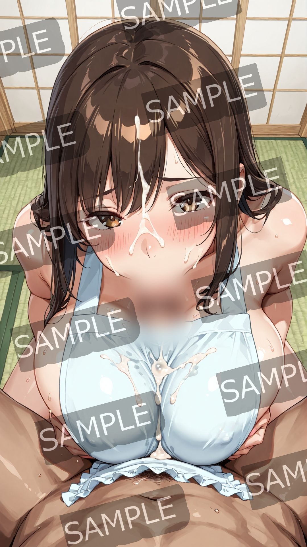 裸エプロンな女の子 画像1