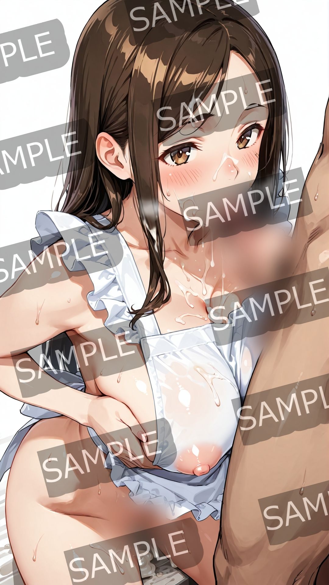 裸エプロンな女の子 画像8