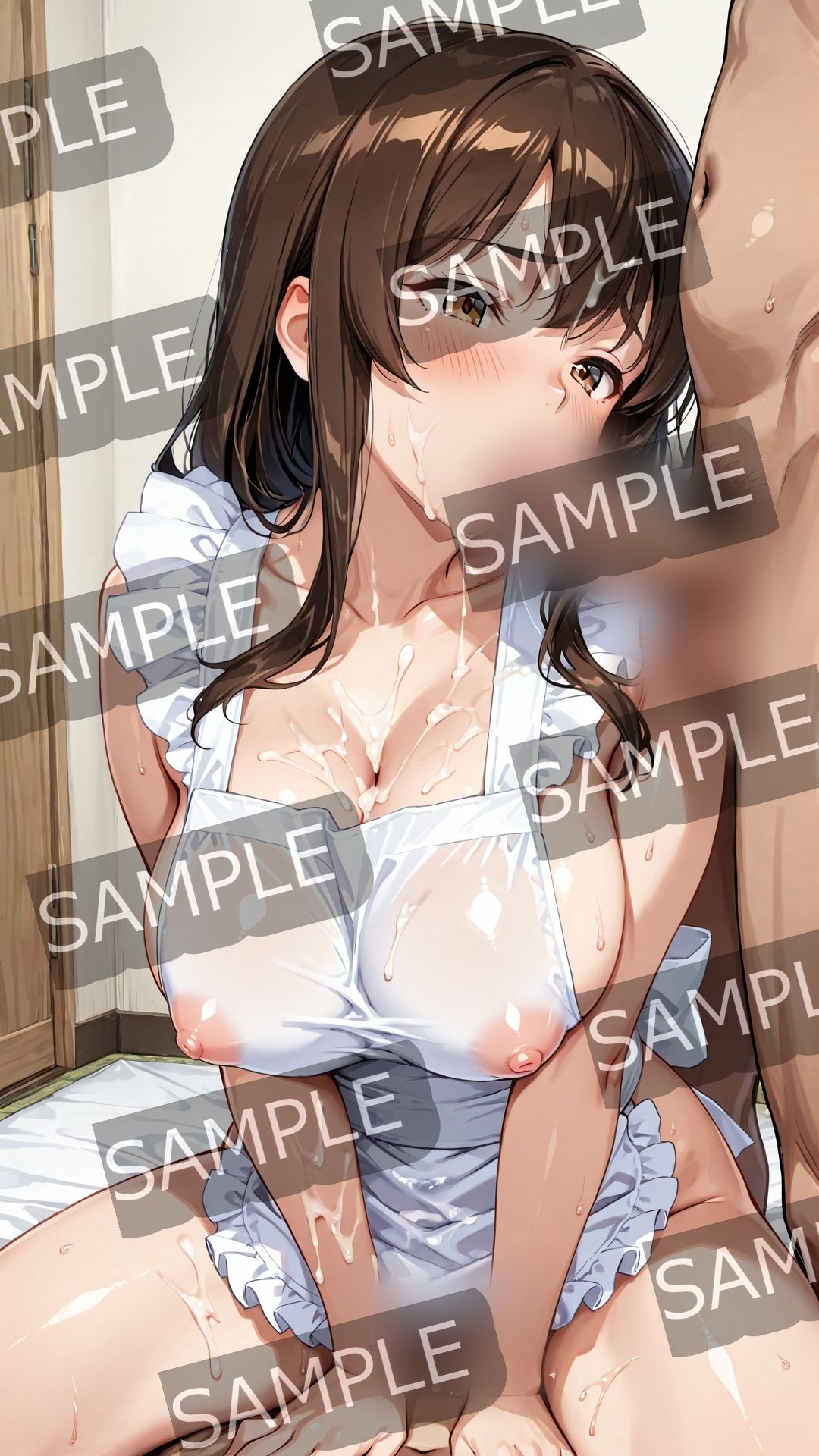 裸エプロンな女の子 画像10