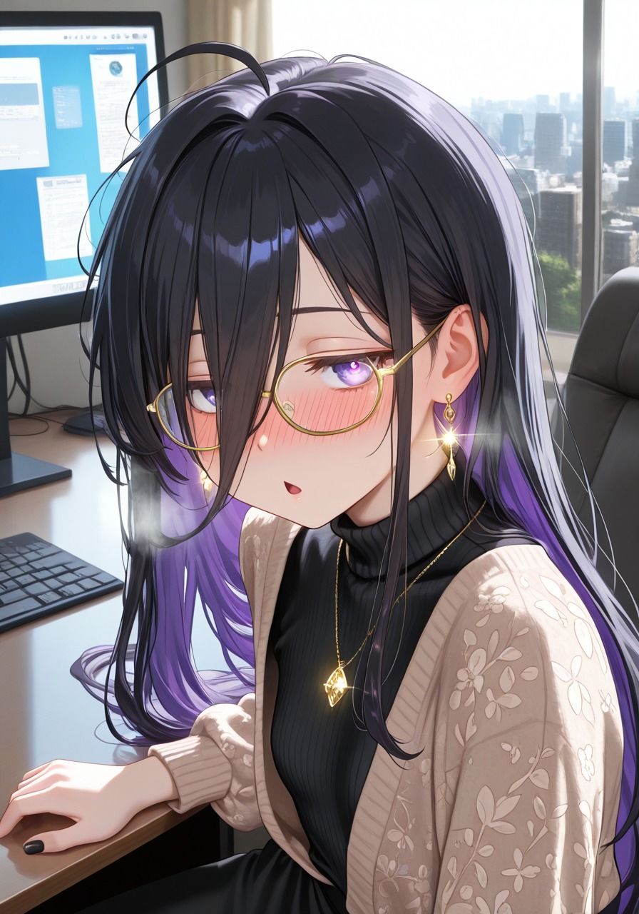 <9作品目>OL男の娘ちゃんの残業ひとりえっち!#9 画像1