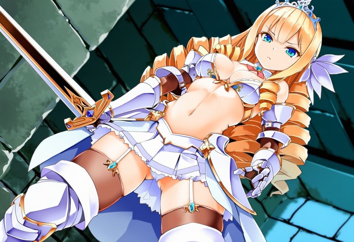 白碧の姫騎士、黒闇の地に屈す 画像1