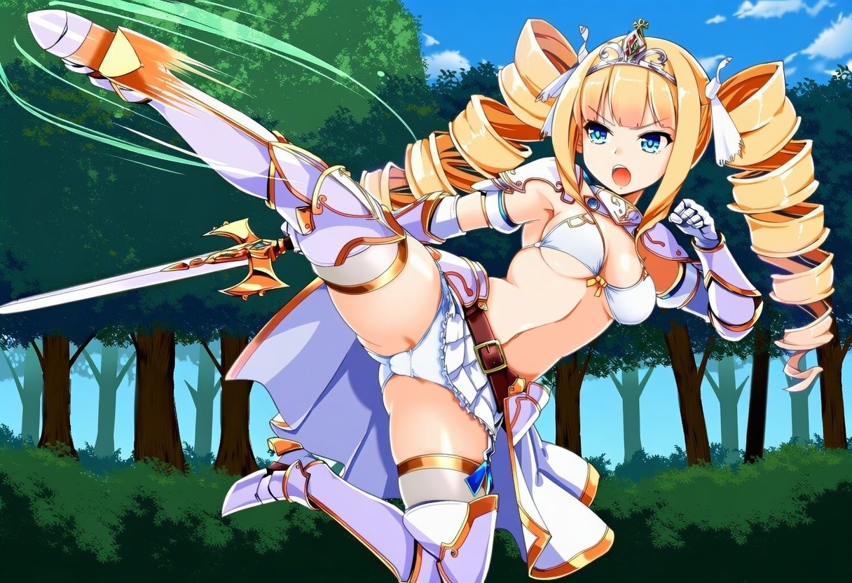 白碧の姫騎士、黒闇の地に屈す 画像2