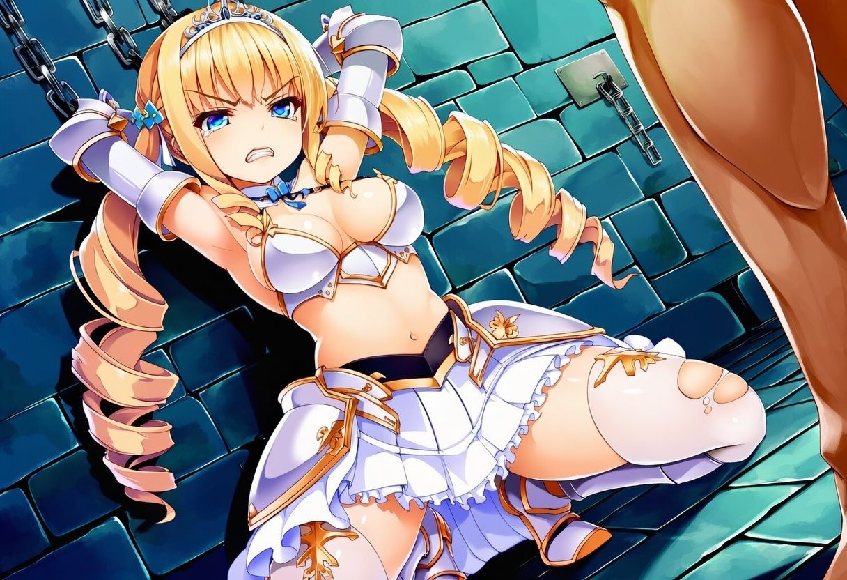 白碧の姫騎士、黒闇の地に屈す 画像5