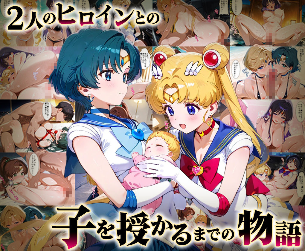 「生まれてきてよかった…」催●支配アプリで支配された2人のヒロインと‘家族’になるまでの話。_セーラー戦士総集編1