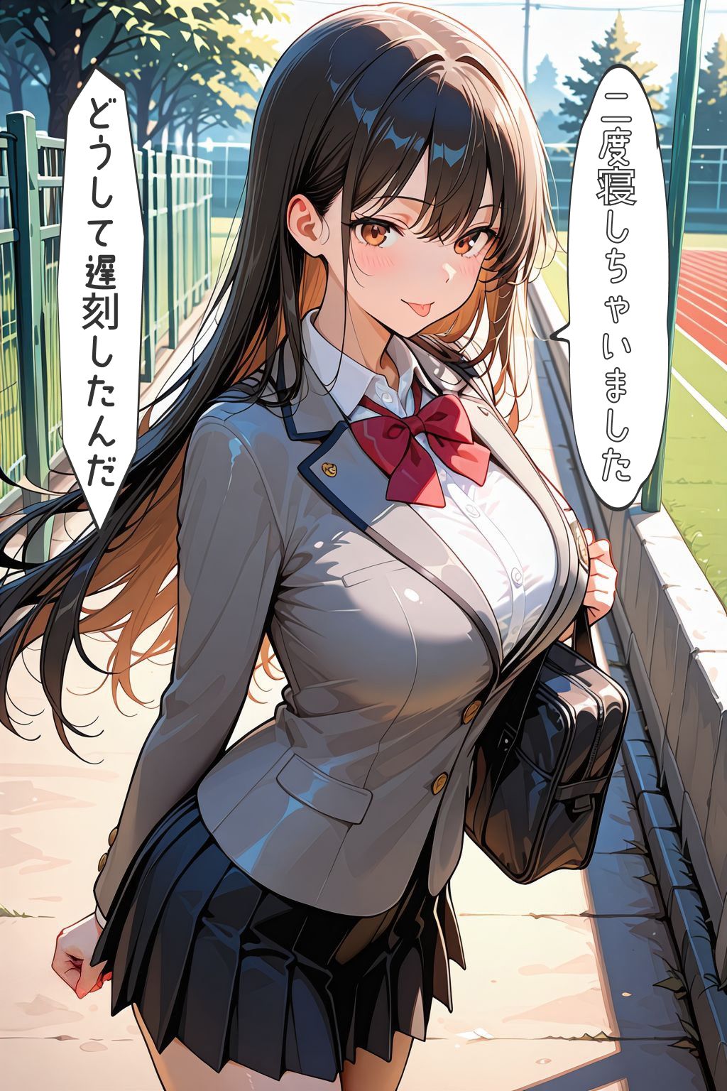 孕ませ学園  遅刻女子を保健の授業と称して公開性指導 画像3