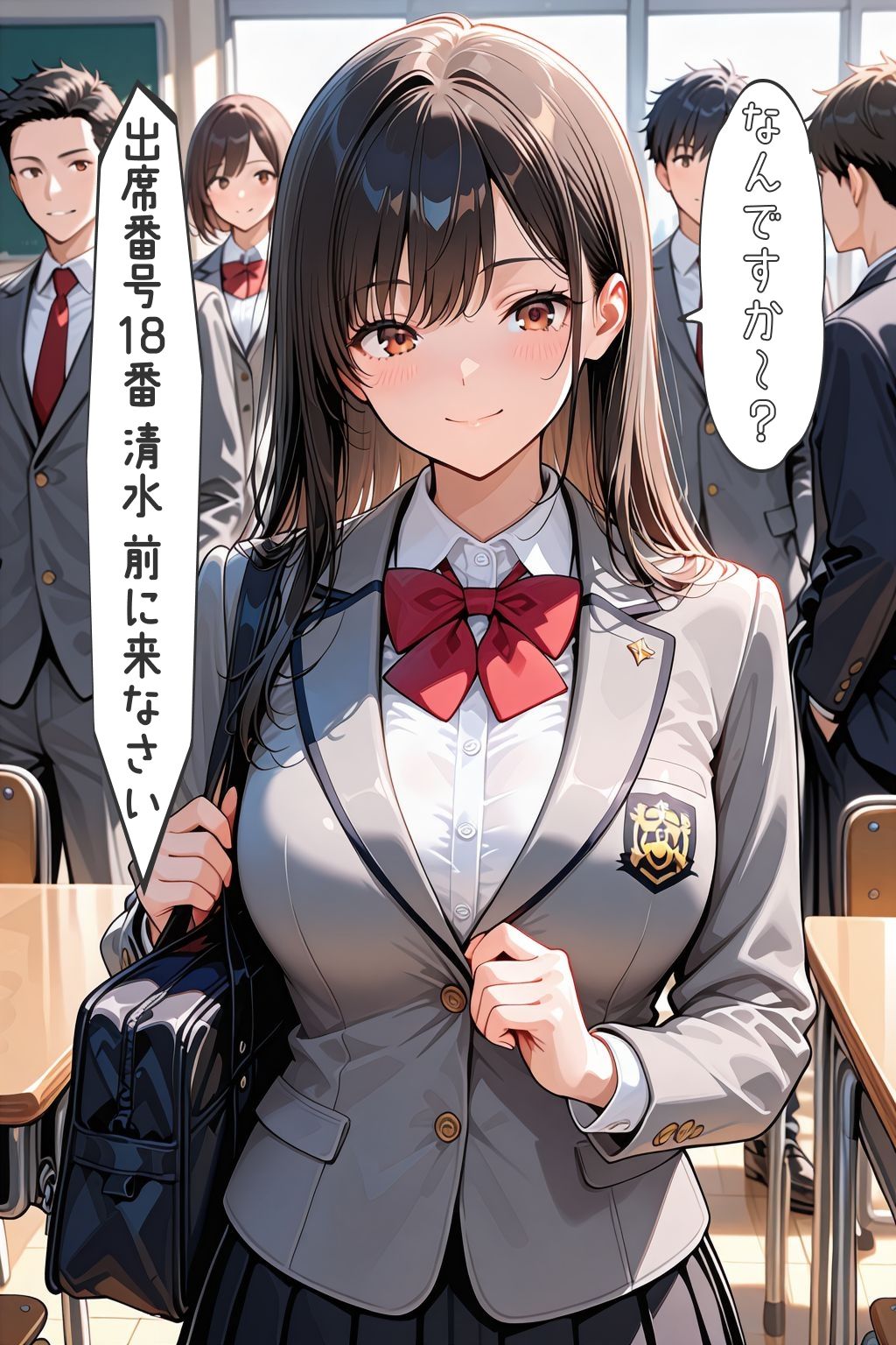 孕ませ学園  遅刻女子を保健の授業と称して公開性指導 画像6