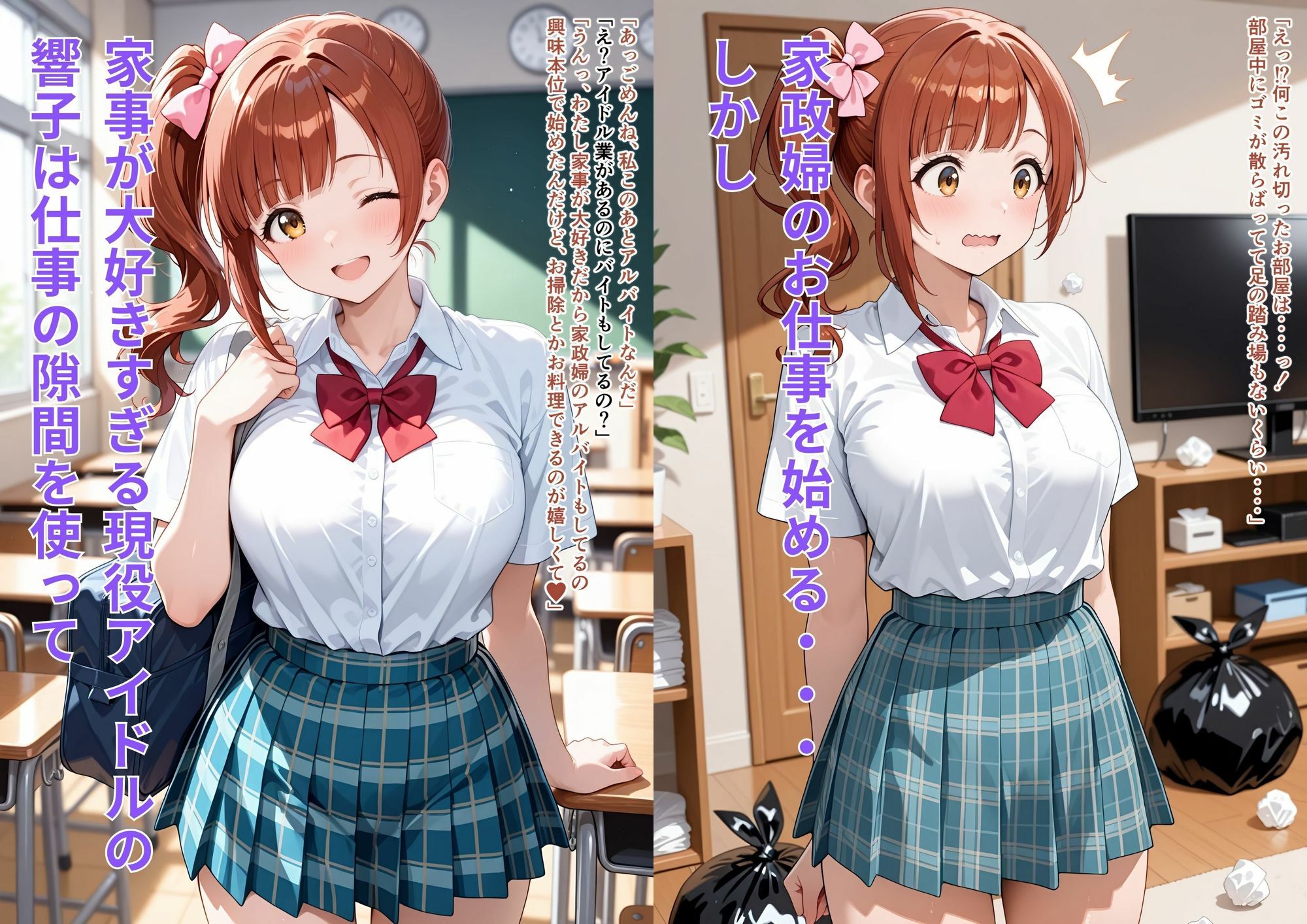 サンプル画像1:理想の嫁アイドル！？  あなたのお世話が大好きなんですっ(はやふ) [d_706321]