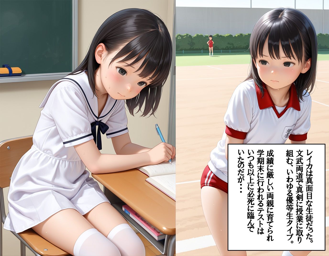 教師に堕ちる少女録ー赤点回避のために処女を捧げた少女が快楽堕ちー1