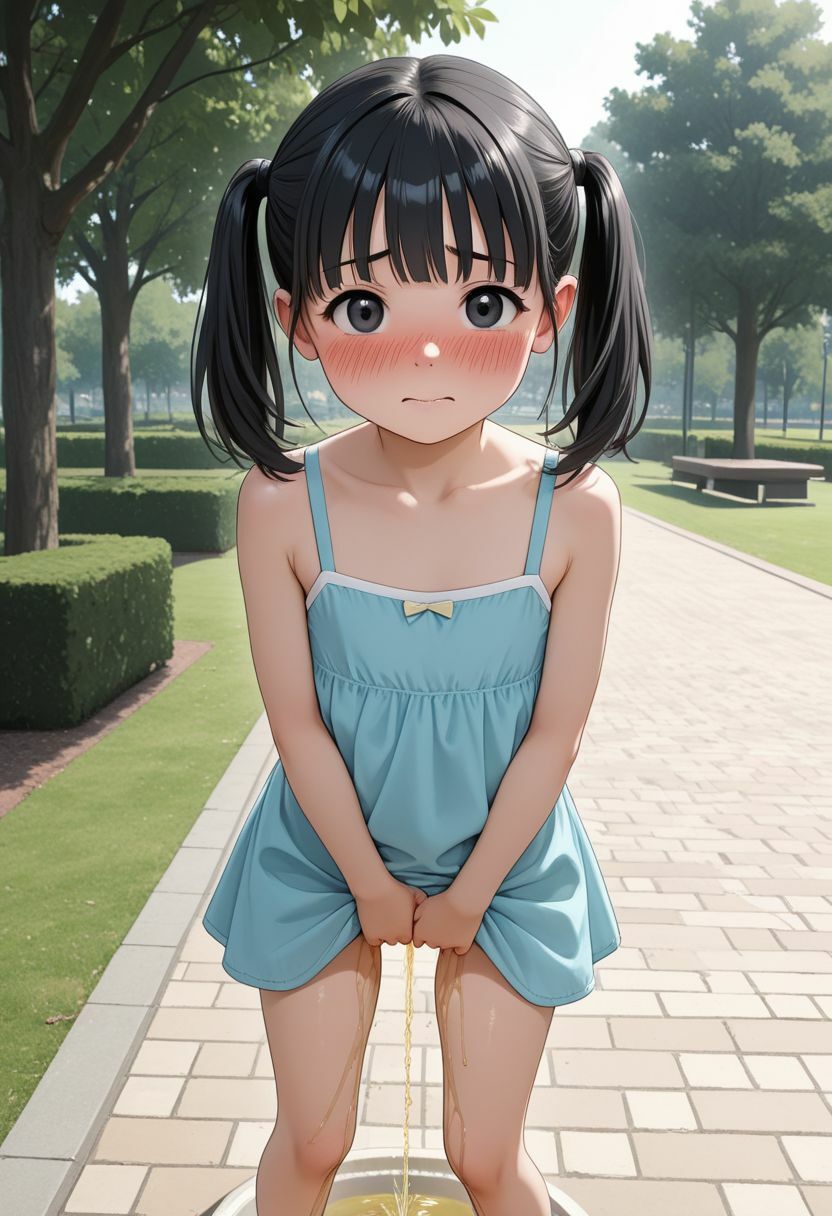 つるぺた キモおじと野外ガチハメ サンプル画像 5