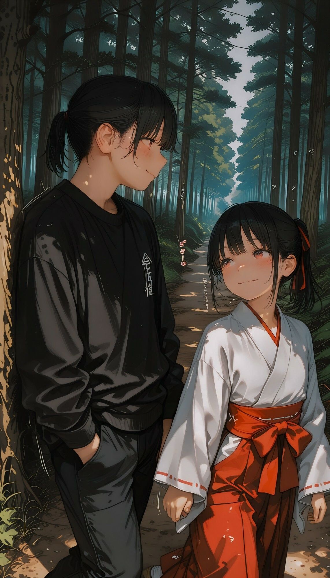 ついてる娘 巫女_2