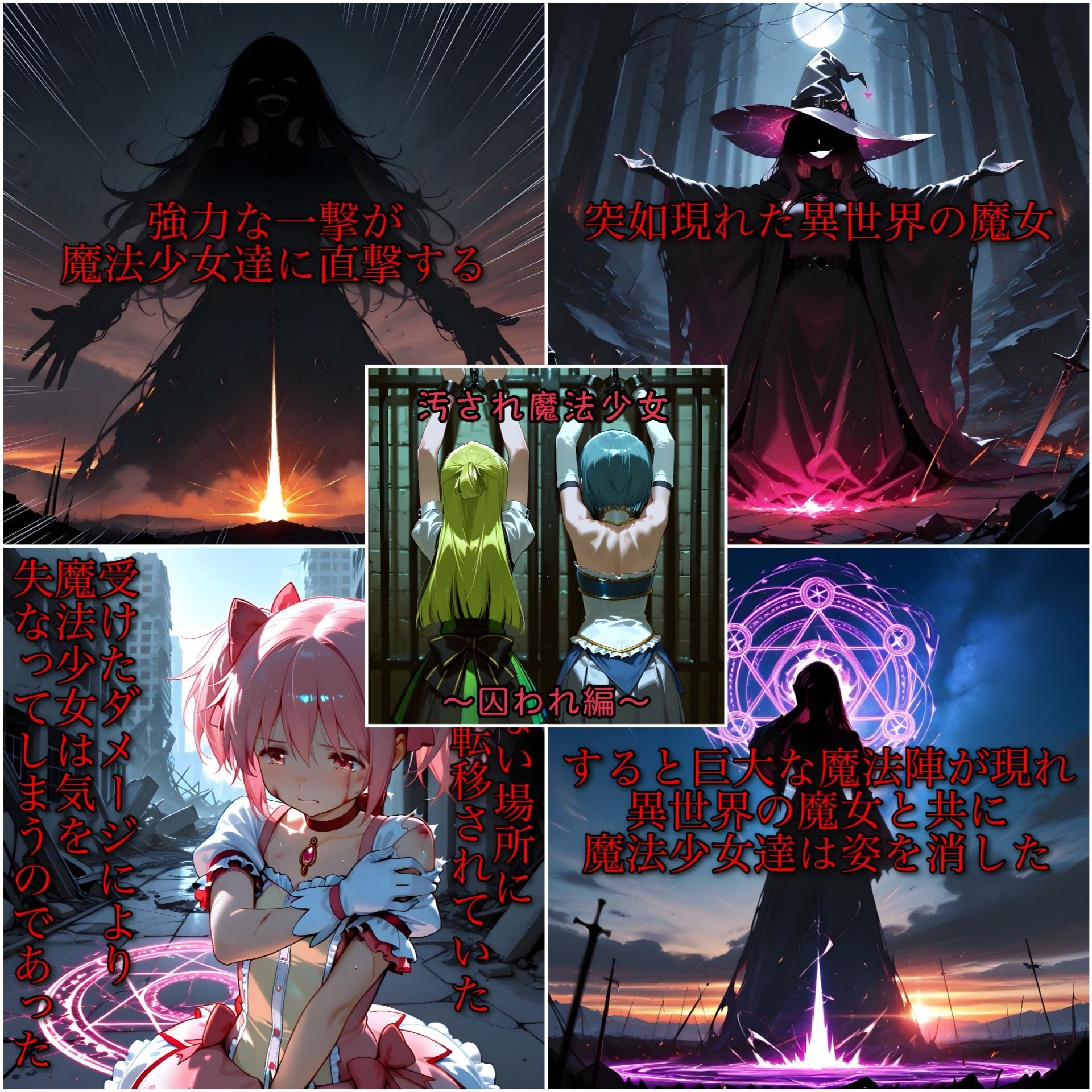 サンプル画像1:汚され魔法少女〜囚われ編〜(俺の名は変態) [d_706493]