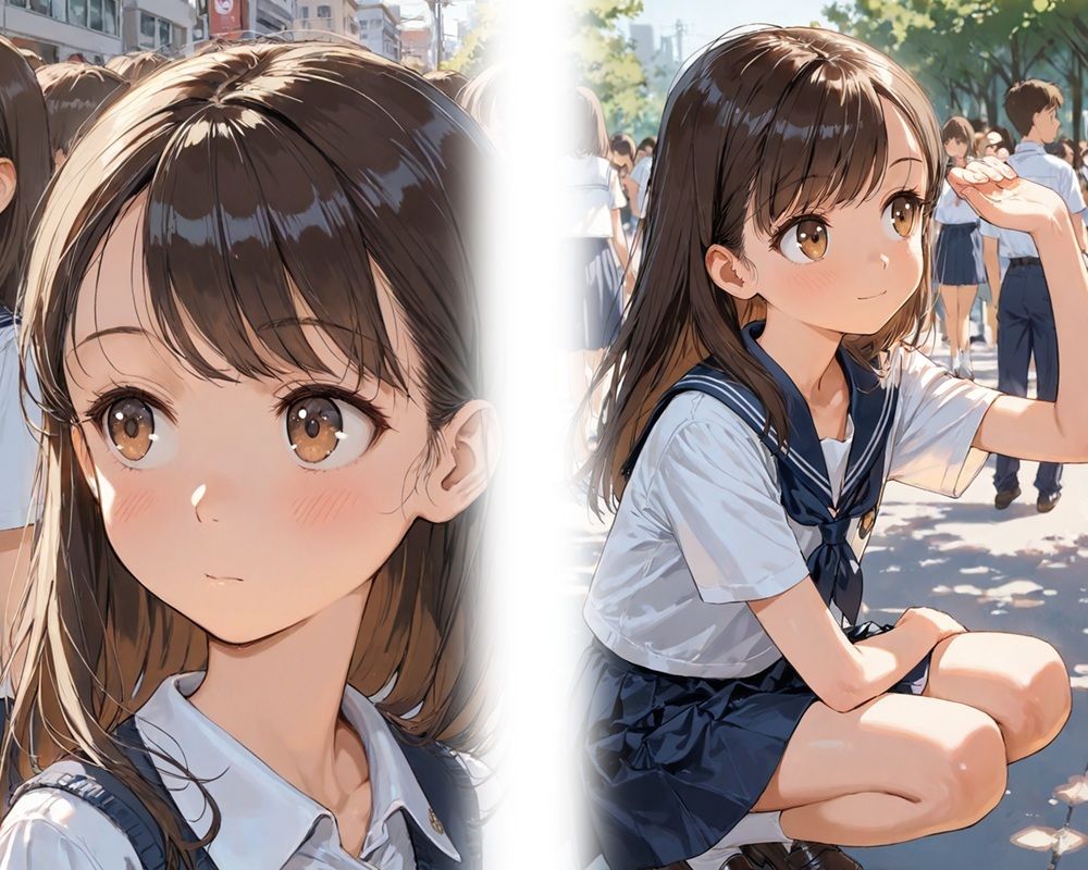 街で見つけたアイドル級ロリ少女に、完全合意で束縛プレイ＆ぶっかけ連続種付けの記録 画像1