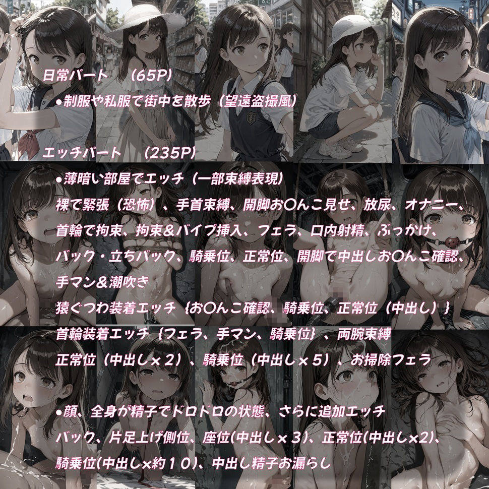 街で見つけたアイドル級ロリ少女に、完全合意で束縛プレイ＆ぶっかけ連続種付けの記録 画像6