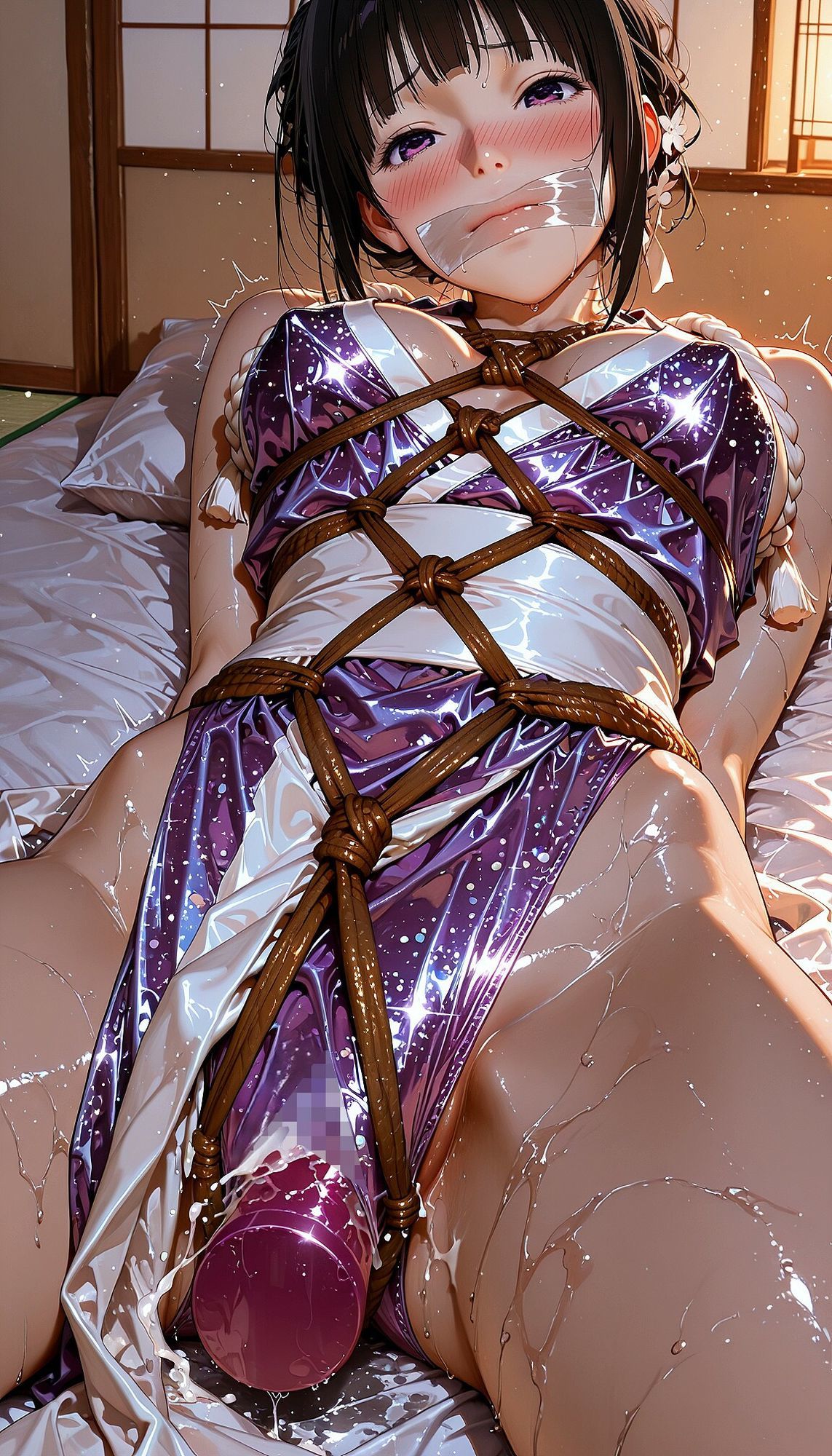 固定バイブde拘束ぷれい「千反田〇る」和装編 vol.2 画像5