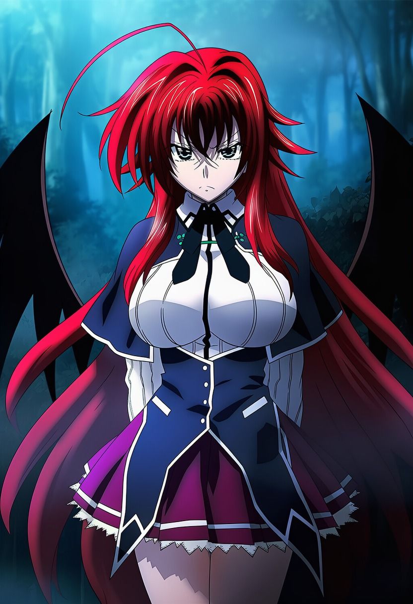 リアス vs ぬるぬる触手 画像2