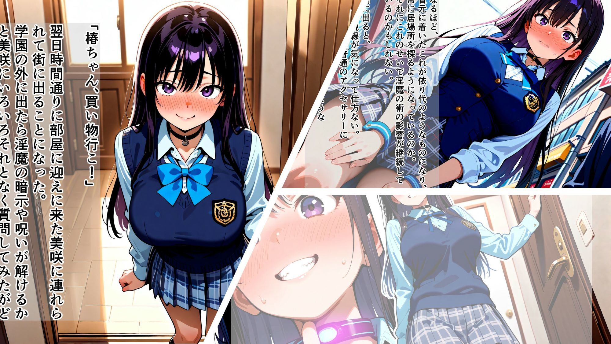 サンプル画像6:退魔師衣里の潜入任務〜淫魔に支配された女学園と失踪事件の真相〜Part.2(ゆいのまにまに) [d_706991]