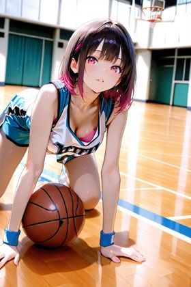 サンプル画像4:バスケ部の女子達(メタルラッシュ) [d_707105]