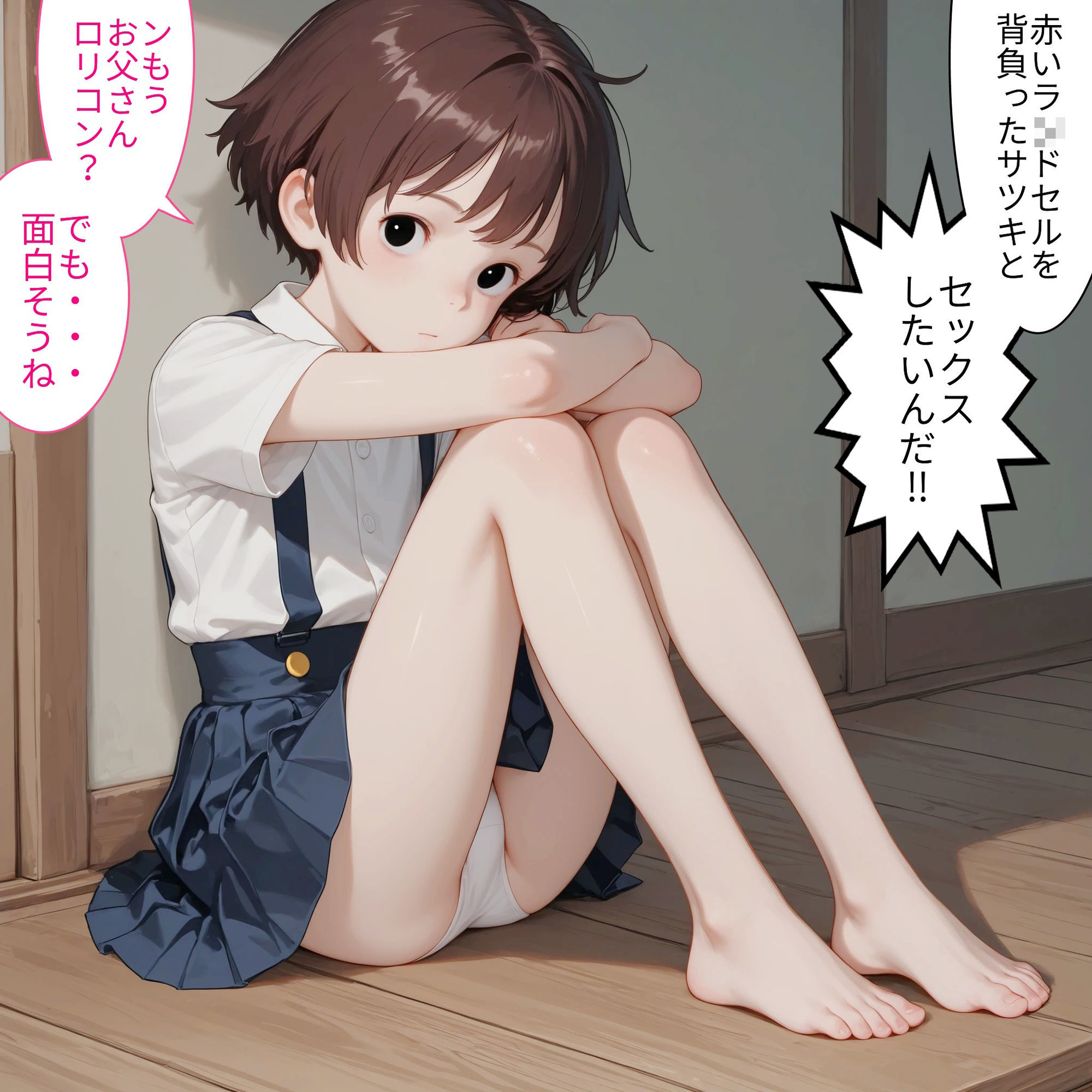 草〇サツキの赤ラ〇ドセルで近親相姦 淫靡堂 エロ画像3