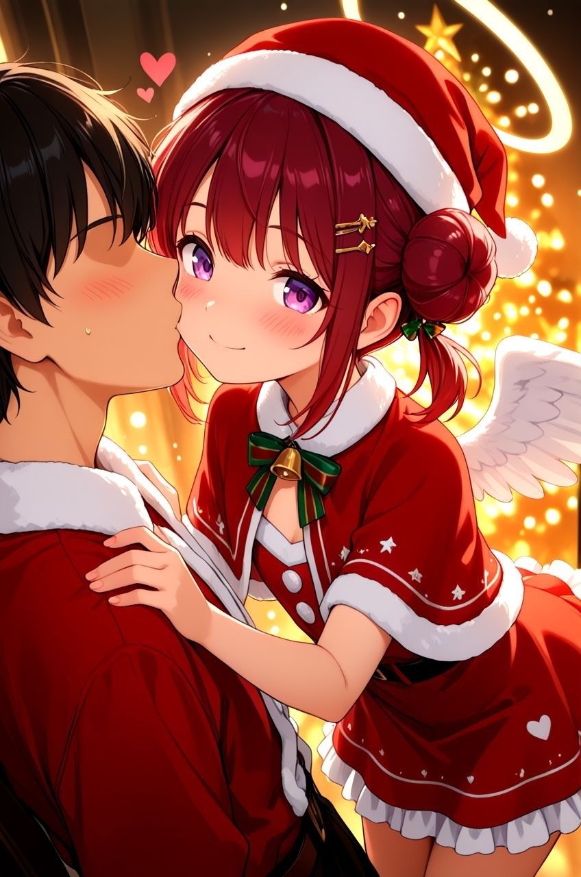 拾った見習い天使にエッチなこと教えたらドハマりしちゃっていつまでも天界に帰れるのに帰らないお話 聖なる夜編2