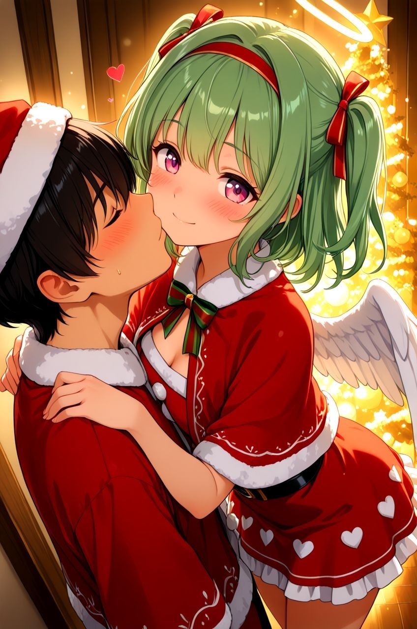 拾った美少女天使にエッチなこと教えたらドハマりしちゃっていつまでも天界に帰れるのに帰らないお話 聖なる夜編 サンプル2