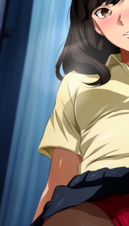 サンプル画像6:ローアングルお嬢様 越嶋伊織と制服ブルマ黒タイツ(ミックス ステーション) [d_707158]